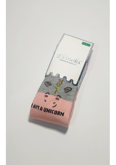 Ekinoks Kız Çocuk Somon Külotlu Çorap Somon