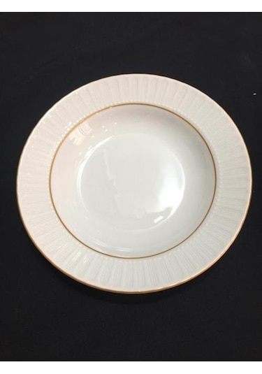 Güral Porselen Sf22ck Mat Sedef Çukur Tabak 22 Cm 6 Lı