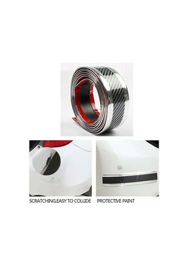 Satış Karbon Fiber Kauçuk Kalıplama Şerit Yumuşak Siyah Trim Tampon Şerit Dıy Kapı Eşiği Koruyucu Kenar Koruma Araba Çıkartmaları Araba Blue 250x5cm