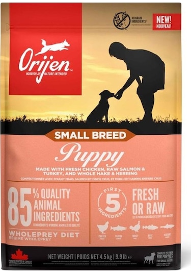 Orijen Puppy Small Breed Dog Food Tavuk Somon ve Hindili Yavru Köpek Maması 4500 G