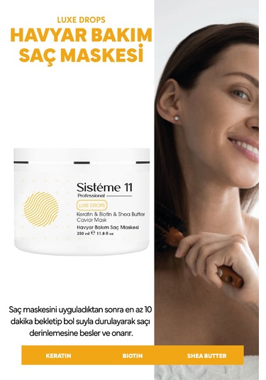 Sisteme 11 Havyar Saç Bakım Maskesi 350 Ml