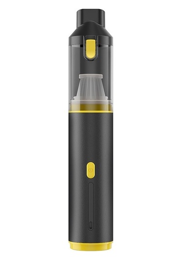 Araç İçi Küçük Yüksek Emişli Elektrikli Süpürge: Taşınabilir Şişirilebilir Çift İşlevli-sarı Siyah