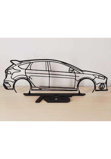 Ford Focus Rs 20cm Plastik Masa Süsü Masa Dekorasyonu