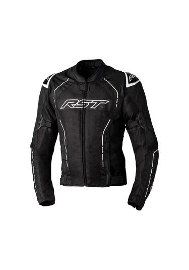 Rst S1 Mesh Yazlık Motosiklet Ceketi Siyah Beyaz