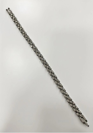 Siyah - Lacivert Deri / Çelik Erkek Deri Bileklik 20 Cm - Ebl0052 Çok Renkli