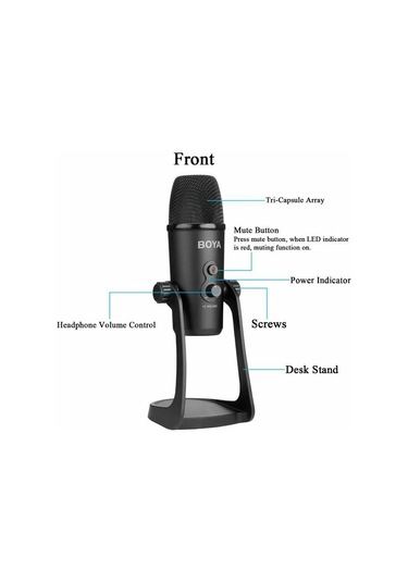 Boya By Pm700 Usb Canlı Yayın Mikrofonu