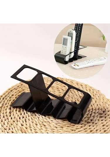 Hightower Beyaz 4 Yuvalı Uzaktan Kumanda Saklama Kutusu Kompakt Tv Radyo Cep Telefonu Beyaz