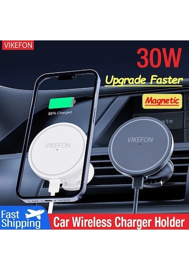 Tysm Joyjadehub 30w Manyetik Araba Telefon Tutucu Standı, İphone Uyumlu 12-16 İçin, Kablo Dışı Şarj, 360 Dönüşüm, Güvenli Montaj 1pc