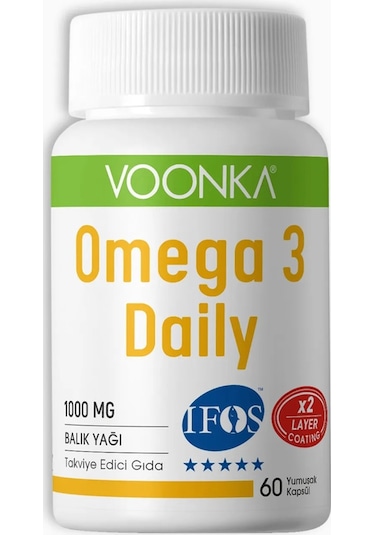 Voonka Omega 3 Daily 60 Kapsül