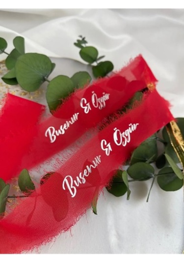 İsimli Söz Nişan Kurdelesi - İpek Kurdelesi K-1
