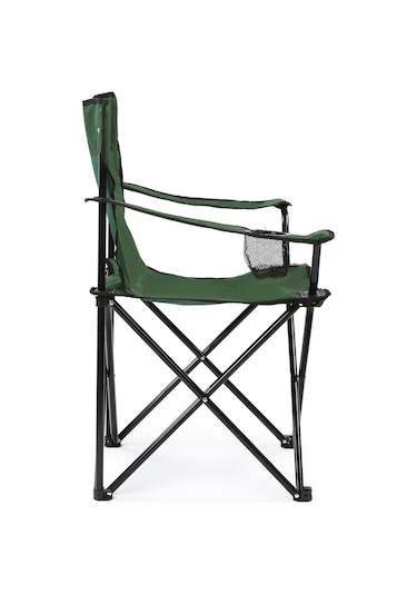 Walke Katlanabilir Kamp Sandalyesi Piknik Sandalyesi Plaj Sandalyesi Yeşil Taşıma Çantalı Yeşil