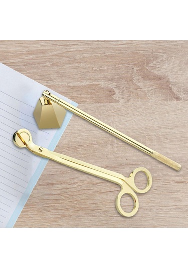 Suntek 2 In 1 Mum Snuffer Wick Giyotin Kesici Paslanmaz Çelik Ev