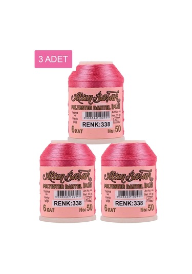 3 Adet Altınbaşak Oya Ve Dantel İpi 20 Gr - Royaleks - No: 338