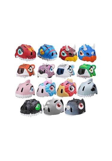 Kask Hayvan Figürlü Işıklı Çok Renkli