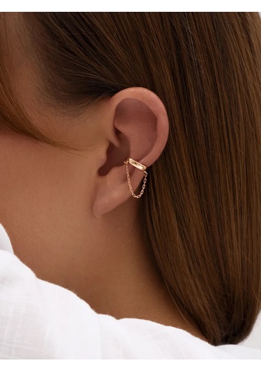 Zoloto Russkih Dilim Delme Gerektirmeyen, 925 Ayar Gümüş Zincirli Altın Kaplamabuffy 145656061 Diğer