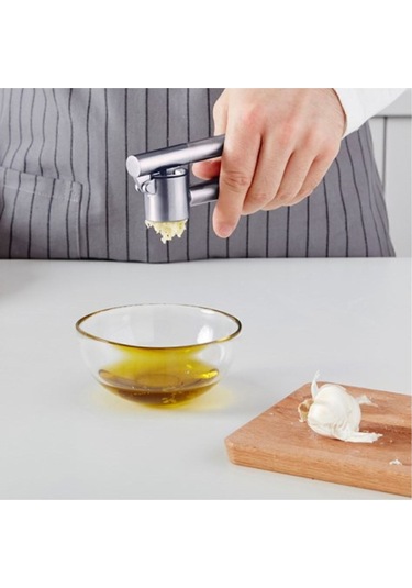 3'lü Set Sarımsak Ezici - Buharda Pişirici - Çırpıcı Metal