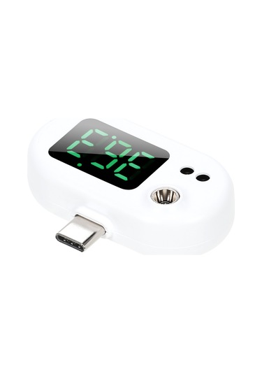 Xiyyadms Akıllı Telefon Termometresi - Kablosuz Hızlı Ölçüm, 1 Saniyede Sonuç, C/ F Geçişli Android/ios Uyumlu