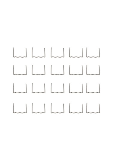 Padalink Araç Tamponü Plastik Kaynak İçin 400 Adet Çelik Çivi - 4 Farklı Şekil S, Dalga, M, V - 0.6-0.8mm Çap