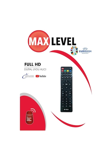 Maxlevel MR-900 TGKS'li Mpeg4 HD Tak Kullan Bluetooth Kumandalı HD Uydu Alıcı