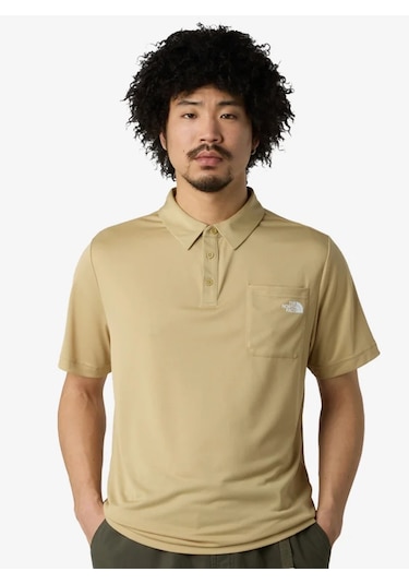The North Face M Tanken Polo Erkek T-shirt Bej