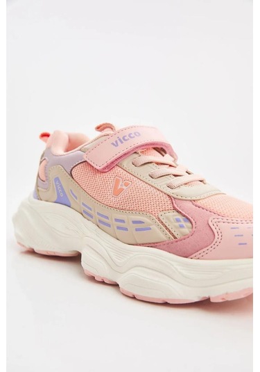 Vicco Tag 346.p25y.202 Anatomik Taban Kız Çocuk Spor Ayakkabı Pudra 26-30 Pudra