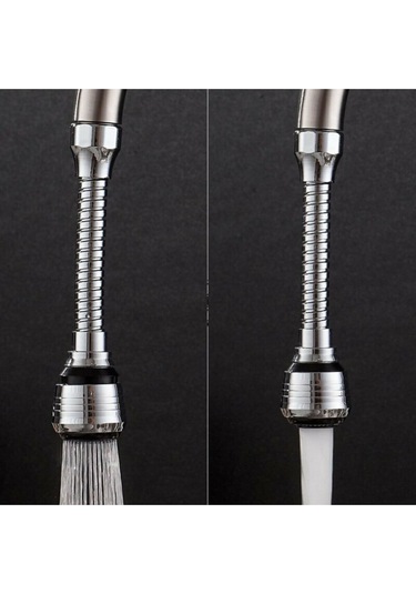 Yayke 360 Derece Döner Musluk Filtresi Tasarruflu Su Musluk Krom