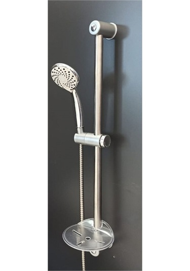 On2 Sürgülü 3 Fonksiyonlu Duş Seti Dalga Çizgili Başlık Diğer