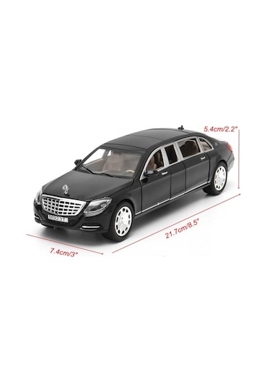 Mercedes Limuzin 1:24 Pres Döküm Araç Modeli M923t Sesli/ışıklı