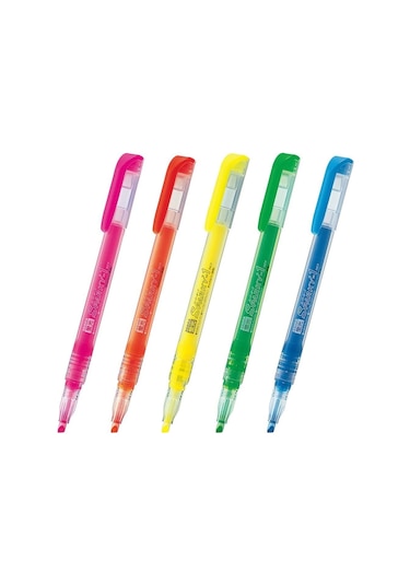 Zebra Sparky-1 Fosforlu Kalem 5'li Set Çok Renkli
