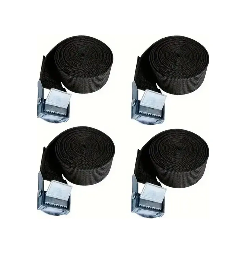 Gateesat Kırmızı 78.74in 4 Renkli Çok Amaçlı Yüksek Dayanıklı Valiz Bağlama Kayışı Diğer