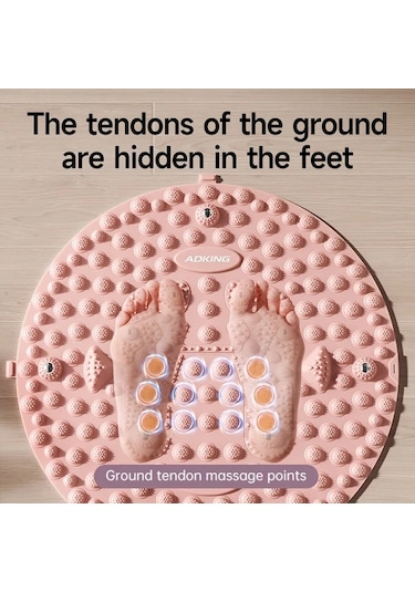 Elmpaly Adkıng Gri Pembe Tpe Ayak Basma Pedi Masaj Noktalı Yoga Koşu Fitness Antrenman