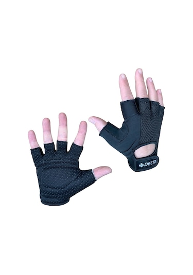 Delta Armour Halter, Body, Fitness Ve Ağırlık Eldiveni Siyah Siyah