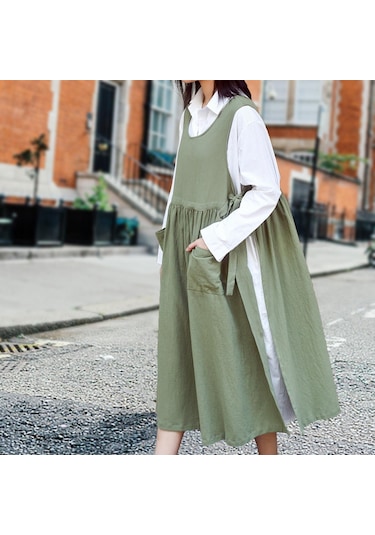 Homyl Kadın Edebiyatı Önlük Moda Bahçecilik Ev Boyama Için Yeşil