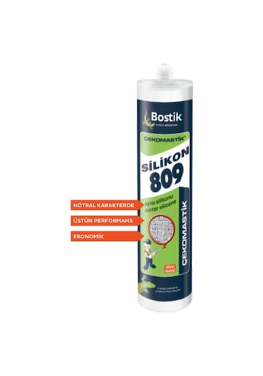 Bostik 809, Ayna Silikonu 5 Adet 310 Ml