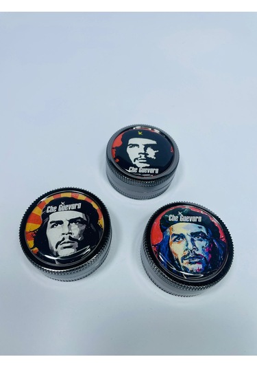Che Guevara Metal 2 Parça Sivri Diş Tütün Öğütücü Grinder 50 MM
