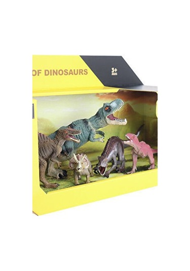 5 Dinozor Figürlü Dinozorların Dünyası Oyun Seti: Jurassic Macera Evinizde Dinozor