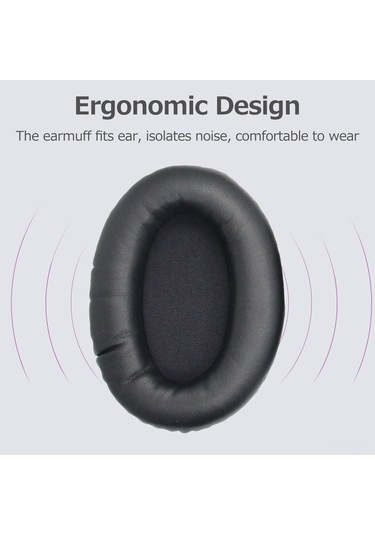 Reedark Hyperx Cloud Iı Oyun Kulaklığı İçin Yerine Konulabilir Siyah Flanel Kulaklık Örtüsü Siyah
