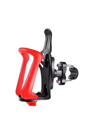 Kırmızı Bisiklet Su Şişesi Tutucu Motosiklet Bardak Tutucu Kararlı Kaymaz Koruma Geniş Uygulama Kolay Kurulum Su Şişesi Braketi Kırmızı
