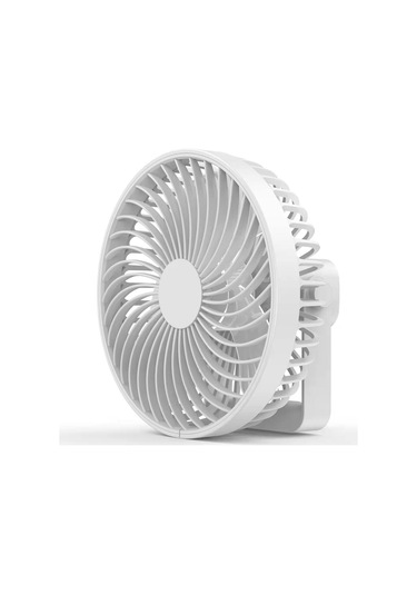 Çok Fonksiyonlu Led Şarj Edilebilir Dış Mekan Taşınabilir Çadır Kamp Fanı Beyaz