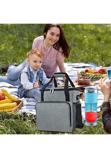 Metabagua Kahve Makinesi Seyahat Çantası Tek Kişilik Kahve Istasyonu Düzenleyici Cep Çantası Seyahat Lxqop9 Renkli