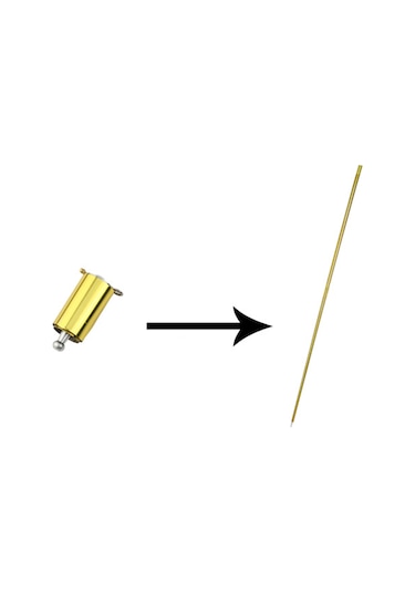 Mufunye Sihirli Değnek - 1.5m Paslanmaz Çelik Büyü Aksesuarı Gümüş