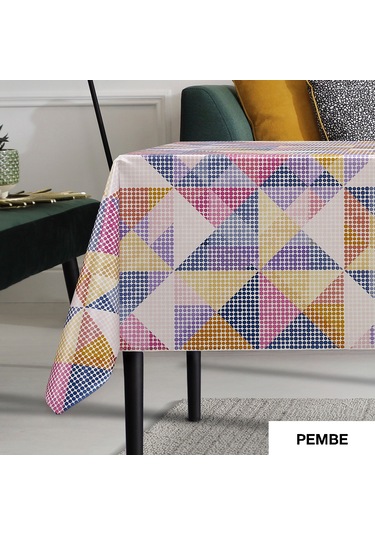 Moderno Silinebilir Pvc Masa Örtüsü-63506350 Pembe