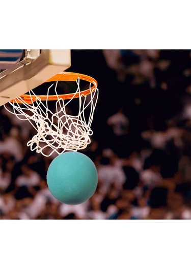 Ranyeek Sessiz Çocuk Basketbol Topu - Yeşil, 24 Cm, 7 Numaralı, Güvenli Ve Yıkanabilir, Çok Amaçlı Oyun İmkanı