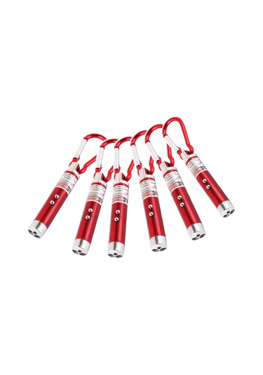 Yuntech01 Alüminyum 6'lı Set: Led Fener, Mor Işık Para Kontrol, Işık Rehberi - Taşınabilir Dış Mekan, Kamp, Ev Tamiri Çok Renkli