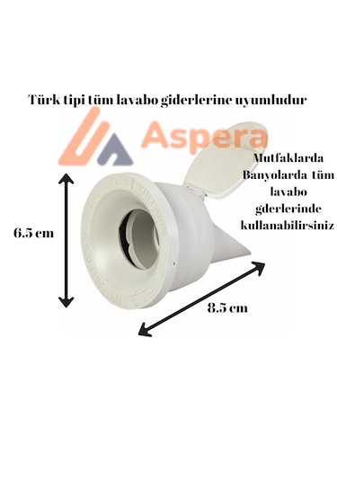 4 Adet Koku Önleyici Çekvalfli Adaptör Contaø50 Lavabo & Evyeler