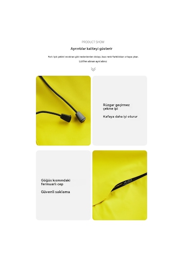 Edwardest 25 Yeni Erkek Kapüşonlu Ceket, Rüzgar Geçirmez Ve Su Geçirmez Açık Hava Dağcılık Spor Ceketi Turuncu