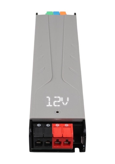 Ayt Powermaster Pm-26840 12 Volt 15 Amper 180 Watt Slim Metal Kasa Adaptör Voltaj Göstergeli 218x51x27mm