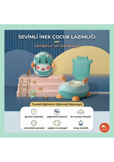 Tuvalet Eğitici Lazımlık - Yeşil