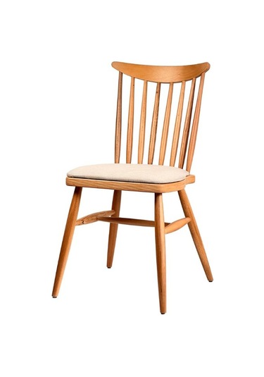Ashbourne Ahşap Yemek Sandalyesi Natural - Beyaz