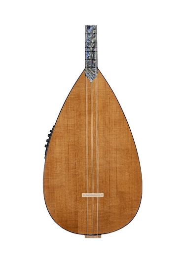 Saz-z-2-5 Ceviz-abalone Klavye Kısa Sap Eq Sistemli Bağlama
